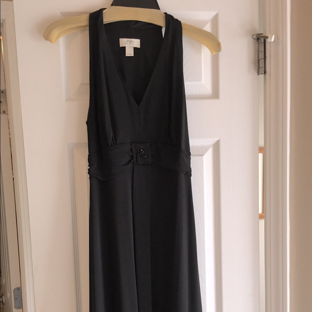 Ann Taylor Loft black evening dress small size 6